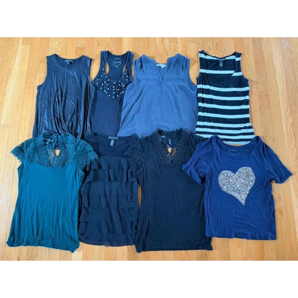 8 INC International Concepts Loft Tank Tops Shirts Sz XS Sequin Rhinestone
